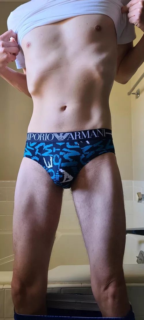 Skinny legs in briefs by yellerstone