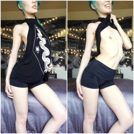 Skinny x petite on and off for you ☺️ by MoodyRina