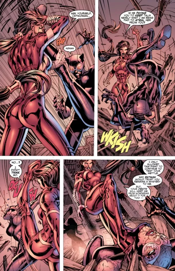 Skintight Catfight [Batman (1940) #616] posted by lordhater1