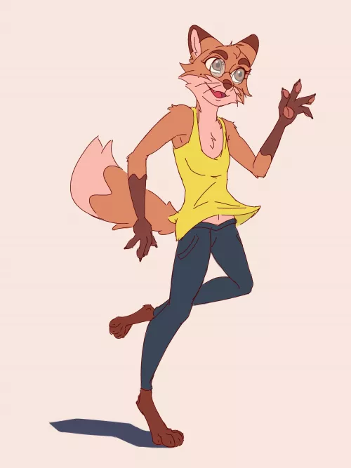 Skippity skip skip 🎶 ~ art by me 🍪 by Galinn-Arts