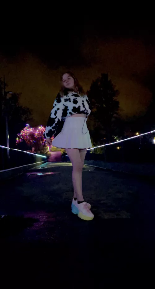 Skirt is as as short as they cum by wildmonochrome