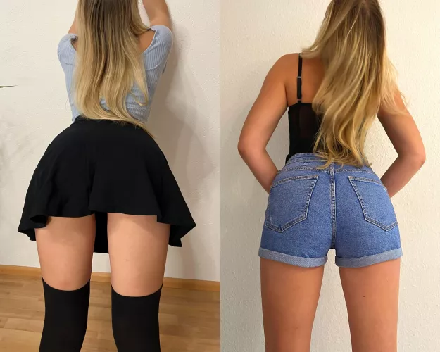 Skirt or Hotpants 😉🍑 by Ava-Fox