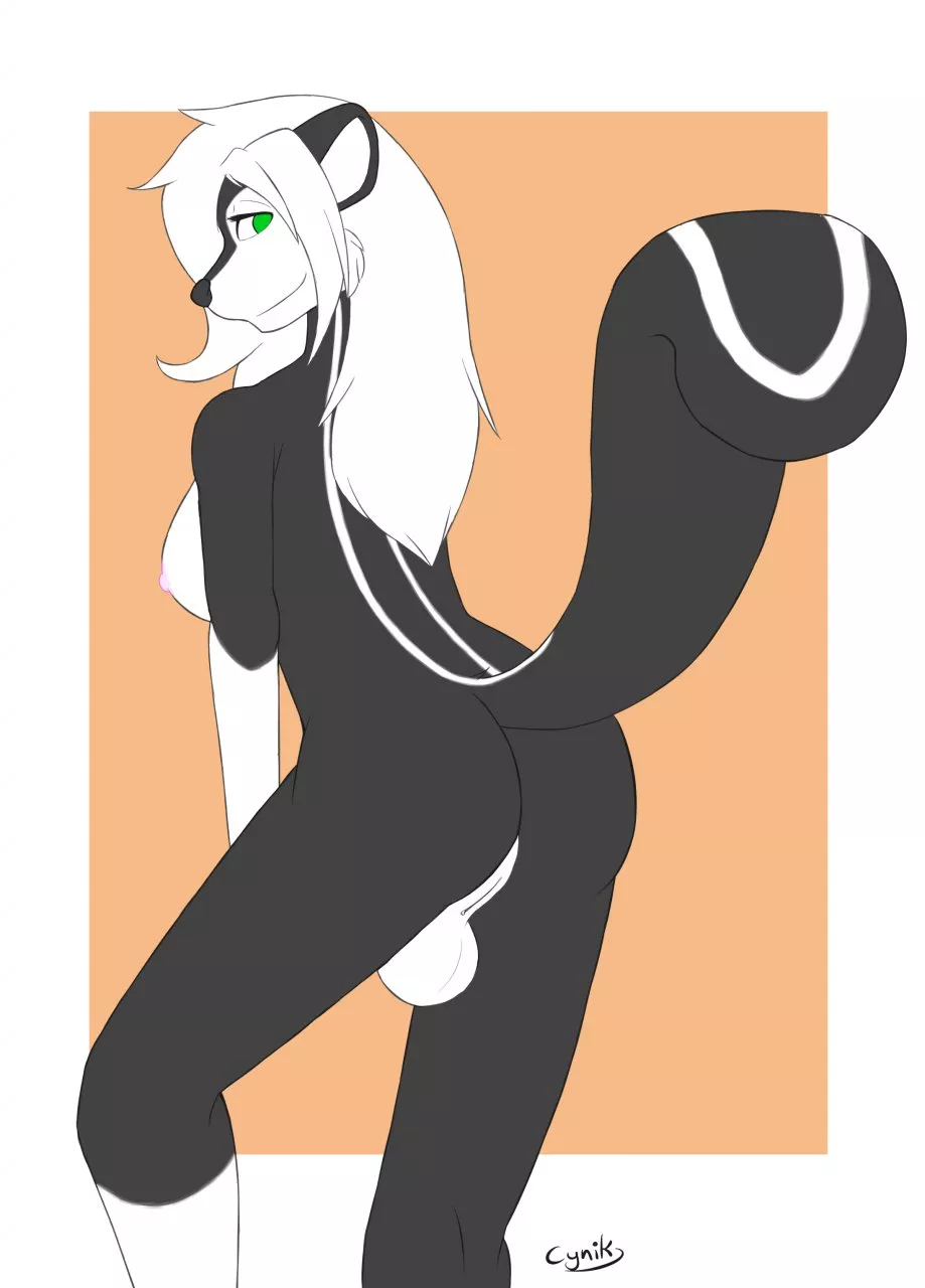 Skunk posted by naughtynaughtyoneone