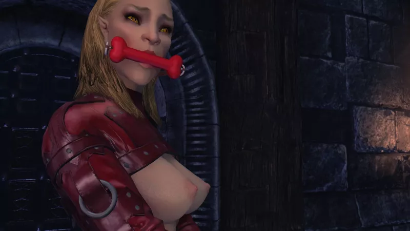 Skyrim - Elenwen exposed by VillageJesus69