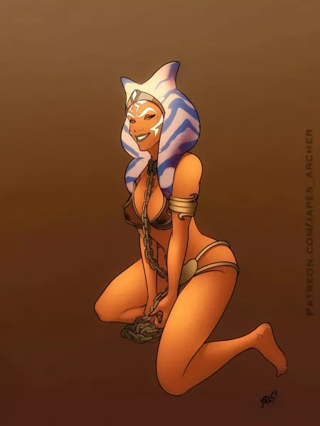 Slave Ahsoka (japes) by hopewl93
