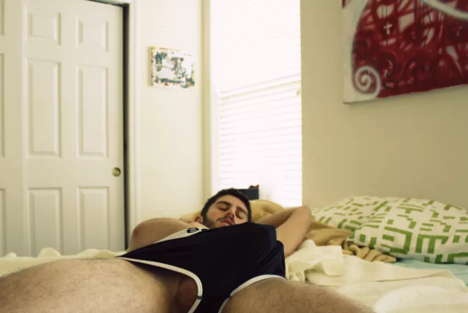 Sleeping Bulge by WatchWhileYouSleep