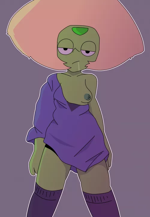 Sleepy peridot porn by Drawinecchi