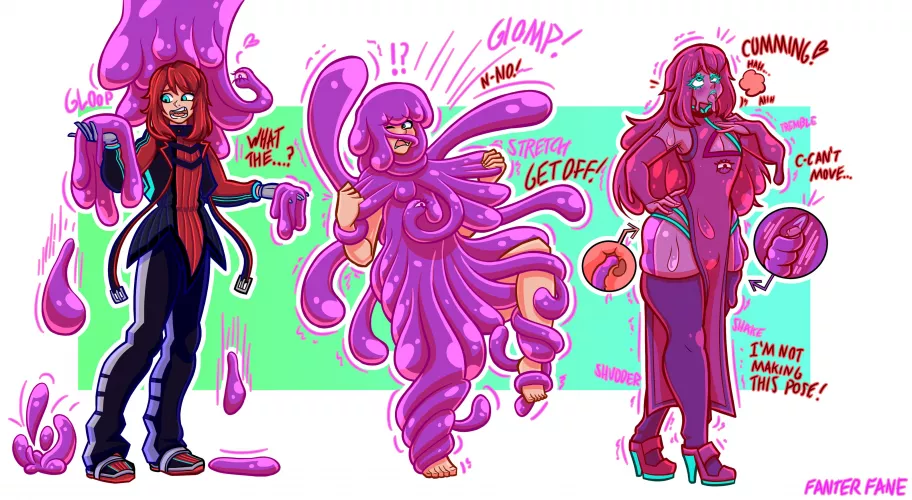Slimey Sipher by FanterFane (Slime, Possession, Feminization) by not4myprimary