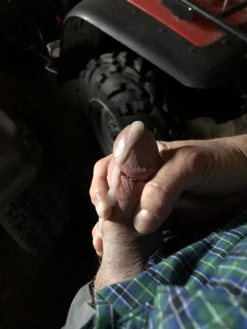 Slipped out to the garage last night and took care of myself (with the door open, of course) by buildaroadingold