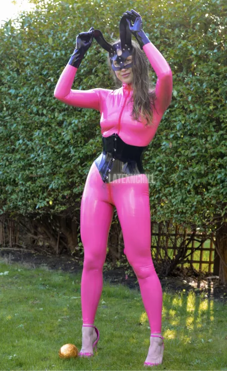 Slowly tightening this corset everytime I wear it! I feel so sexy in this restriction by LATEXnCHILL