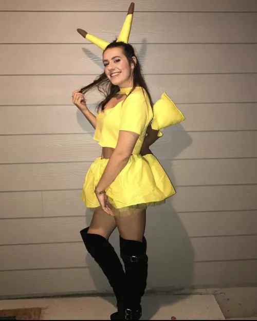 Slutty Pikachu by Ok-Satisfaction-2172