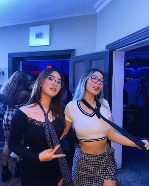 Slutty schoolgirls by bibaz79