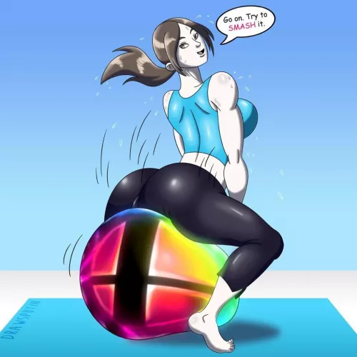 Smash ball wii fit trainer by cadejetta