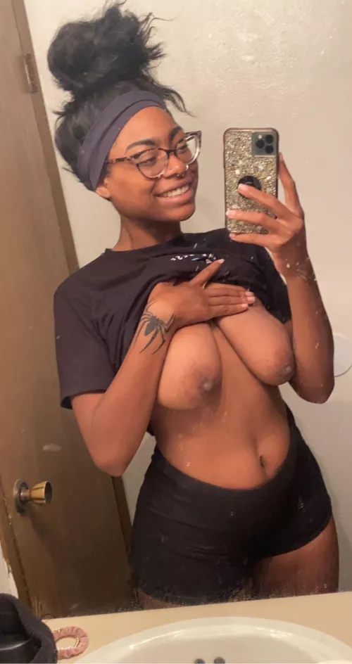 smiling but not happy you arent sucking my tiddys rn🥺 by andistancorrected