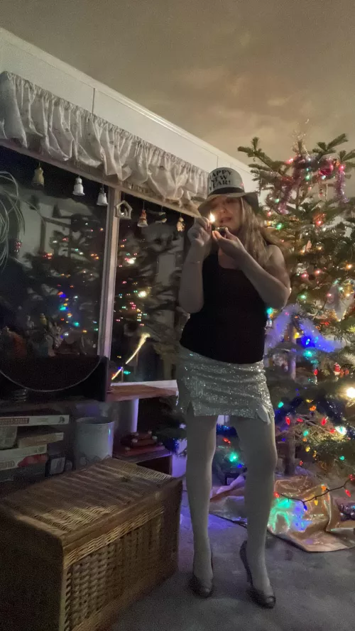 Smoke some Bud? After a wild night.😈😉. Happy New Year 🌟✨ by Jupiterlightgodess