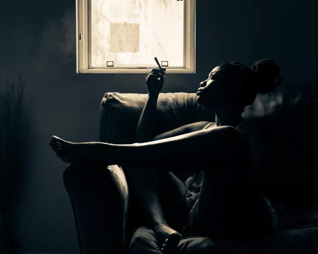 Smoking by the window by blackbalanced