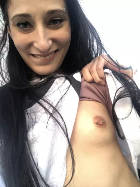 Smol tittie flash while at the park by MFC-Aayda_Heart