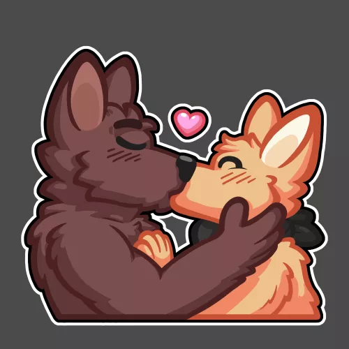 Smoocher Sticker that I made~ by Luhrak