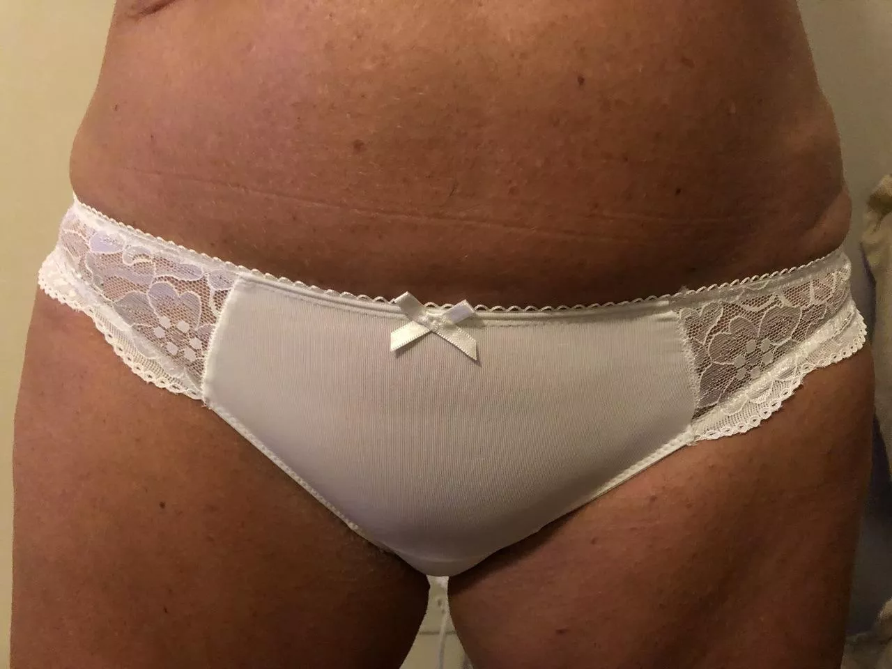 Smooth lacy white posted by panty_overload