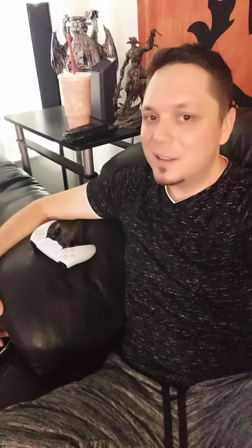 Smoothie, sweats, and PlayStation. How else to spend a Florida day? by DrakinBoy