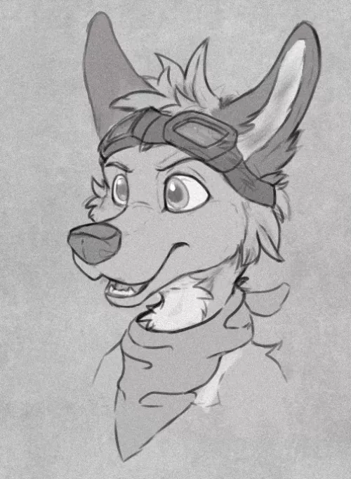 Smug headshot by DragonnRaptor