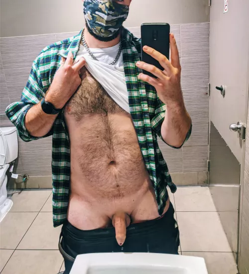 Snapped a selfie at the gas station washroom by bicanuck92