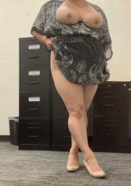 Sneak around the office with me? 🥺 by ZeroTheAngerPup