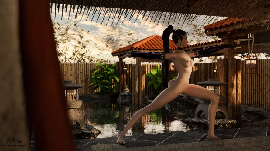 Sneaking a peek at Kai'Sa at the spa (Phreya) by Phreyagames