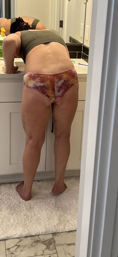 Sneaking a pic of her getting ready for bed. by Responsible-Cicada-7