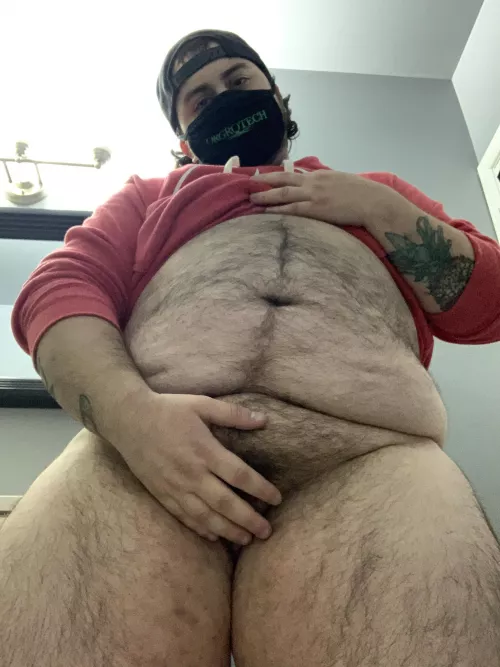 sneaking off to the restroom for a mid shift drain by teddybarenaked