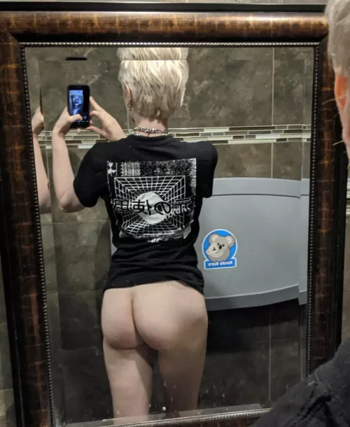 Sneaky pic in the restaurant bathroo[m] 😏 by aldous__fuxley