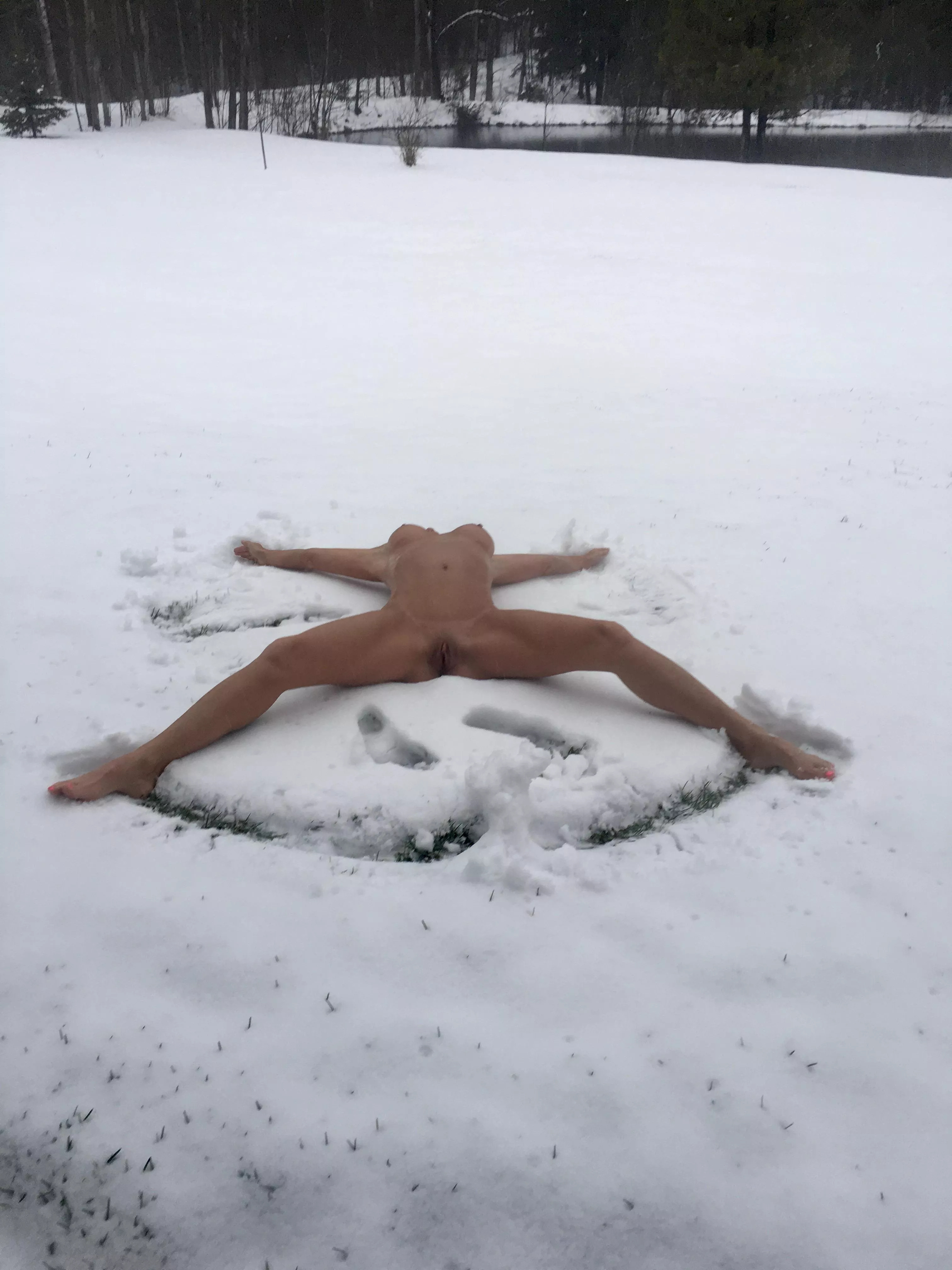 Snow Angle Wife. posted by knightmare96