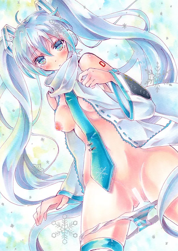 Snow Miku posted by MikuLewds4You