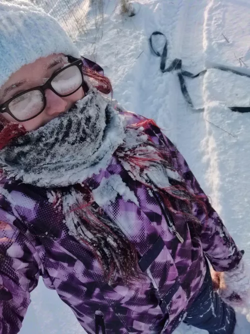 Snow time is a fun time 🤣🤣 by foxxy89_