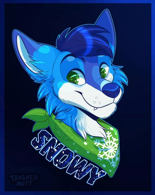 Snowy Folf ❄️ (art by me - trashedmutt on twitter) by trash-mutt
