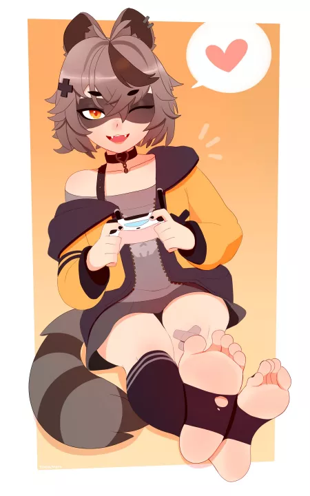 Snuffy's cute legs & feet [VTuber] by Henthigh_Senpai