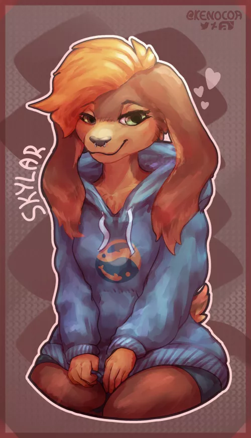Snuggly bunnies in hoodies: Yay or nay? [art by me] Commissions open! by Kenocoa