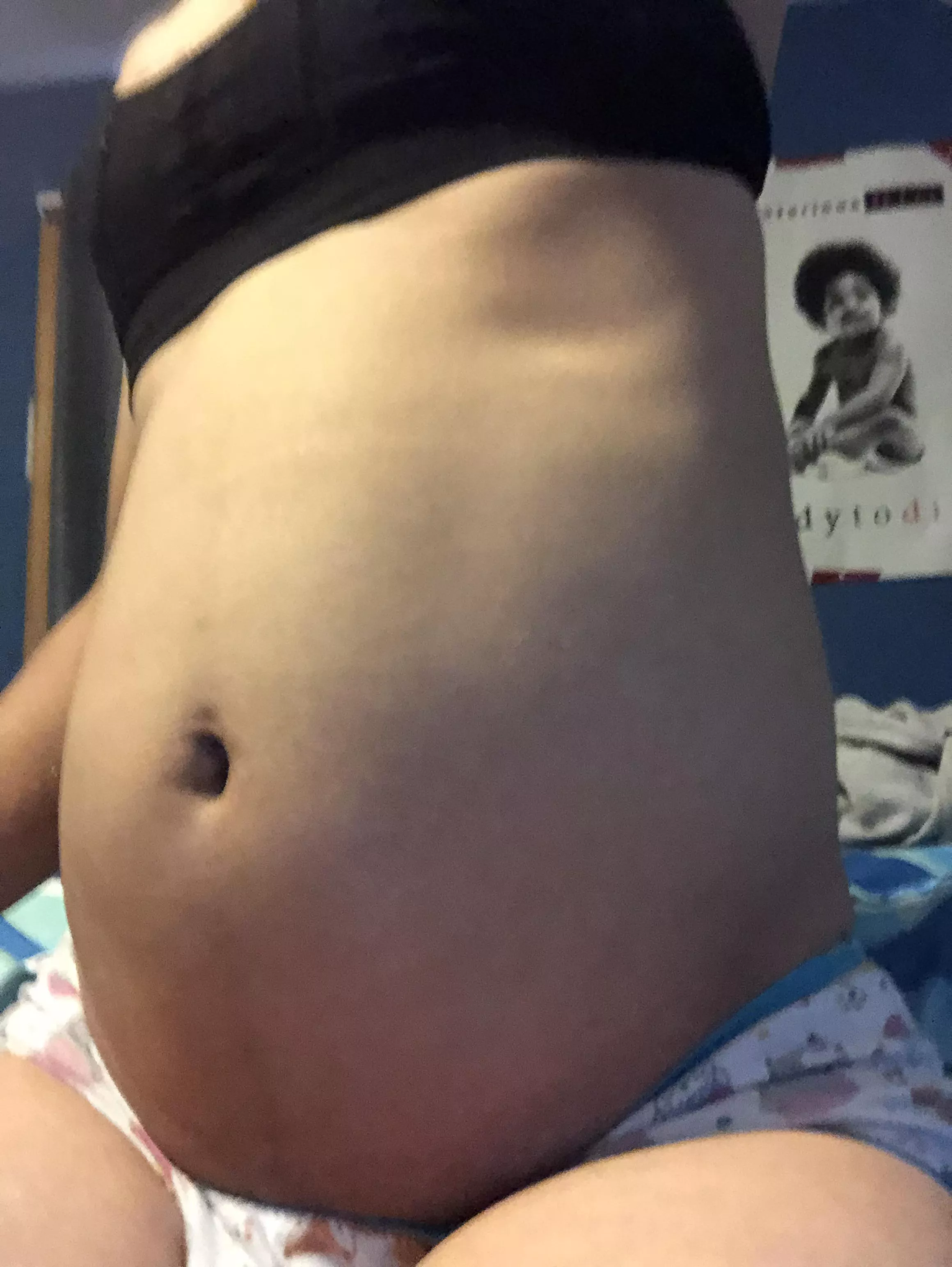 So full and I’m heaviest I’ve been 🥺 I used to have abs too! posted by Oppaixpappi