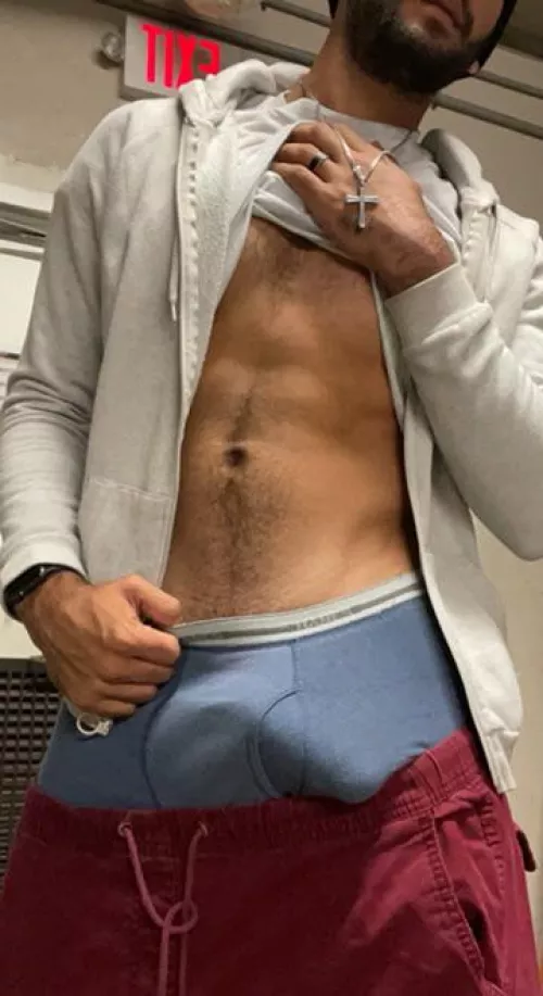 So happy to be wearing jackets again. (I just realized my boxers are inside out) by ItsSoMino