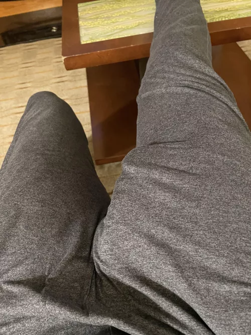 So hard it’s trying to burst through the pants by bm198617