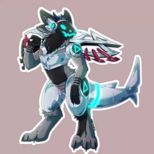 So, I’ve made my first protogen commission and I had so much fun! It was really refreshing, something out of my comfort zone and I do hope I can make another one someday :3 what are your thoughts about it? by wolfyna88
