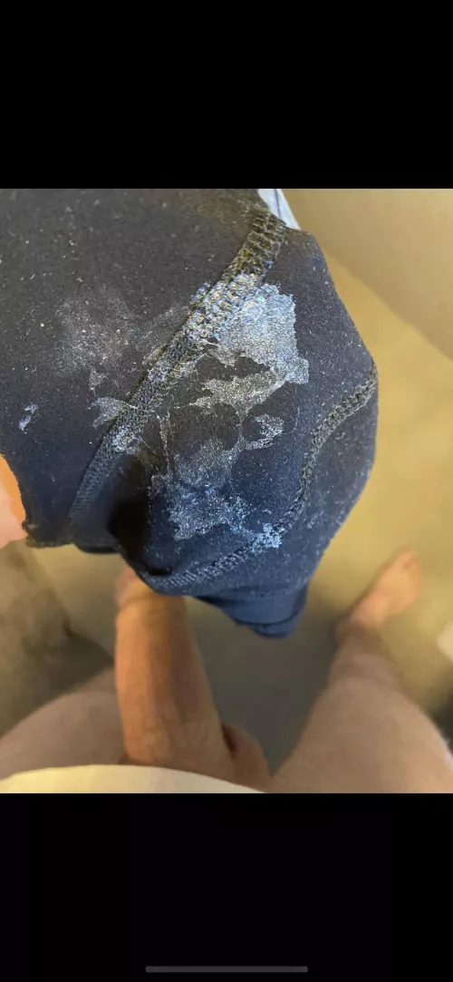 So much precum from being so hard, for too long, on the drive home 🍆💦 x by TDK321