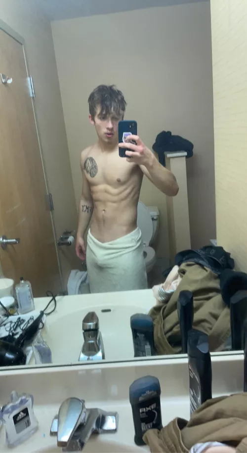 So wet after the shower damn. by PresentationLong7274