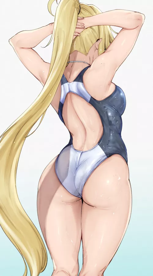 soaked from swimming. by eromanga-degenerate