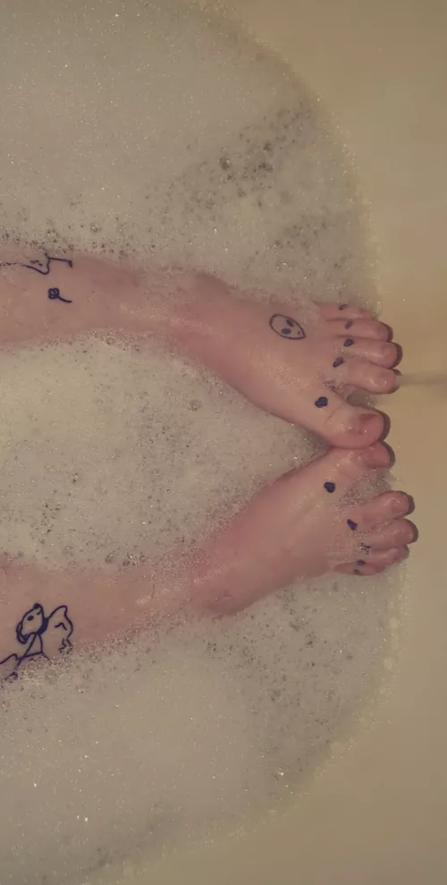 Soaking after a long day ❤️‍🔥 by HoneyAndB1229