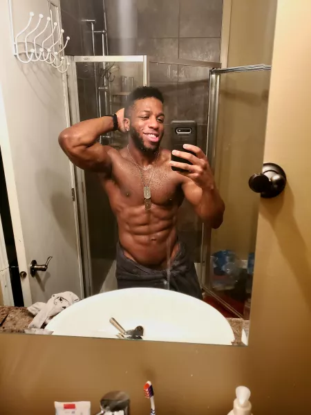 Soaking wet and spanky clean by Kyle281