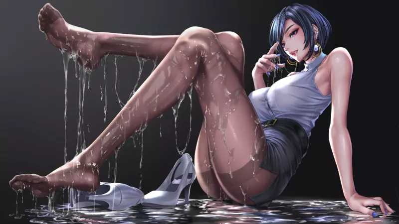 Soaking Wet [Original] by CheetahSperm18