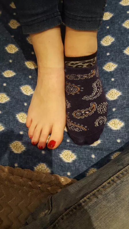 socks on or socks of?😏 by Substantial-Major641