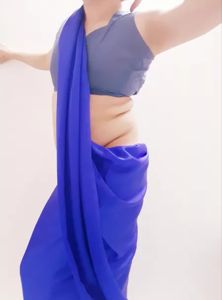 Soft boy crossdressing in a sari which is worn by indian girls. What a slut showing her soft navel and armpits for daddies 👅💋🍆 by SissyMisaki