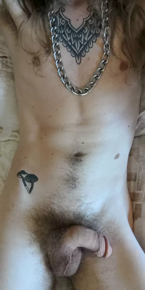 Soft cock ready for jerking by boy-island